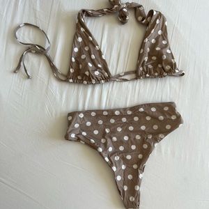 Inamorata Swim: Neptune Top (xs) & D Street Bottoms (xs) in Classic Polka Dot